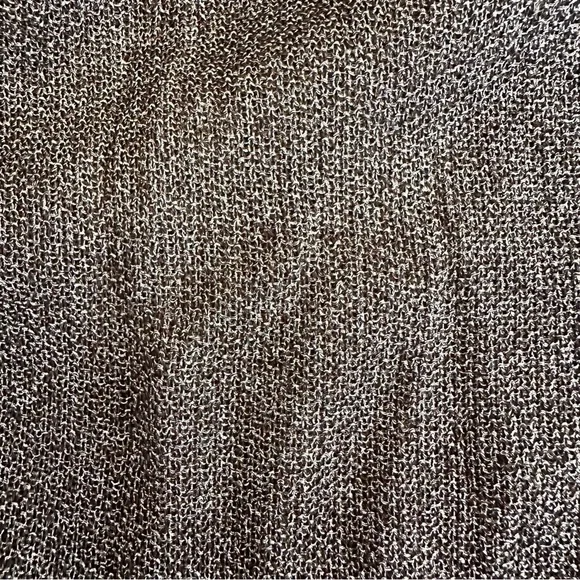 CARMEN by Carmen Marc Valvo Black Grey Shimmery Top - Picture 7 of 7